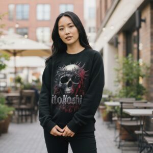 Crown of Thorns – Ito Hoshi Gothic Skull Sweatshirt