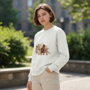 Ivory Titan – Royal War Elephant Sweatshirt