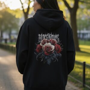 Bloodthorn – Gothic Rose Hoodie