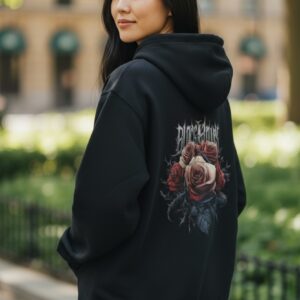 Bloodthorn – Gothic Rose Hoodie_2