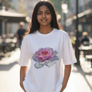 Ethereal Bloom – English Rose Tee