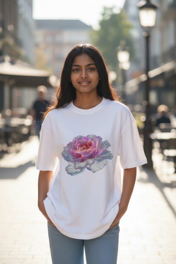 Ethereal Bloom – English Rose Tee_1 Ethereal Bloom – English Rose Tee
