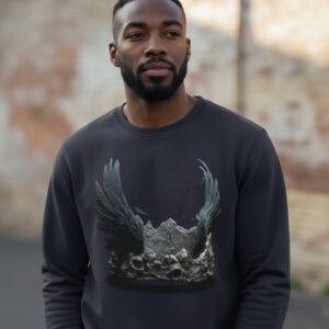 Fallen Crown – Winged Skull Sweatshirt