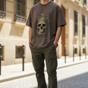 Golden Reign – Royal Skull Tee