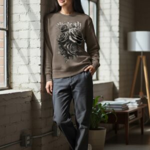 Noir Bloom – Ito Hoshi Rose Sweatshirt
