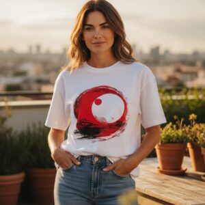 Rising Sun – Minimal Japanese Wave Tee